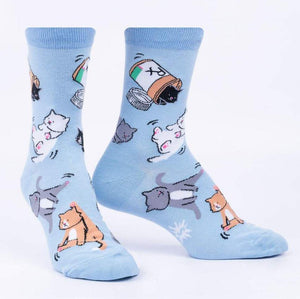 Purr-scription for Happiness Socks