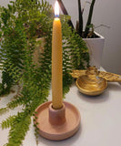 Beeswax Tapered Candle Pair 10"