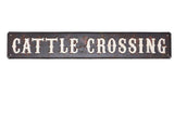 Cattle Crossing Sign