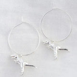 T-Rex Hoop Earrings