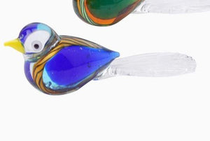 Decor Glass Colorful Birds