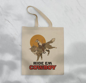 Ride 'em Cowboy Cat and Mouse Tote