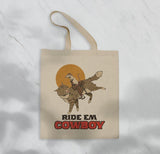 Ride 'em Cowboy Cat and Mouse Tote