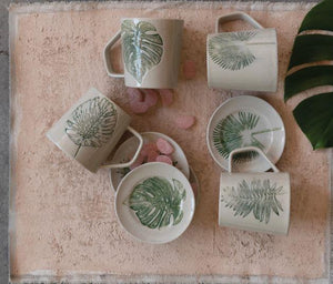 Monstera Outline Mug