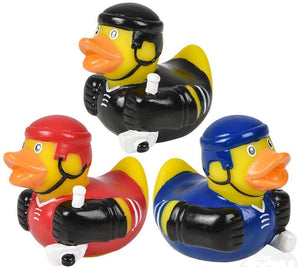 Hockey Player Rubber Ducky