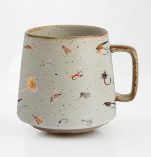 Fly Fishing Stoneware Mug