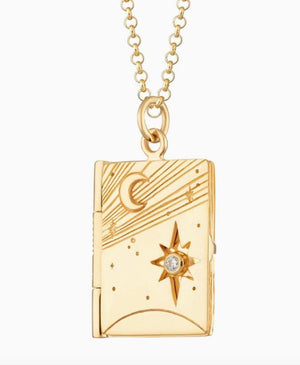 We are all made of starts Celestial Locket Necklace