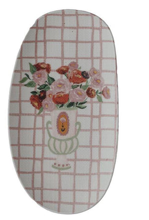 Pink Vase Plate