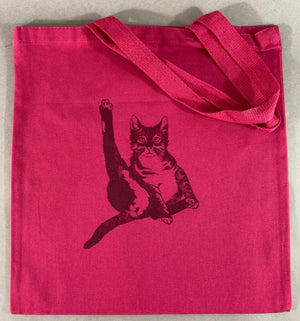 Cat Plays Violin Tote Bag