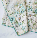 Floral Beige Ann Scarf