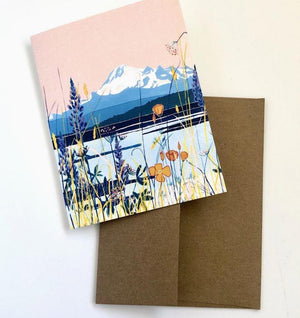 Wildflower Mountain Greeting Card