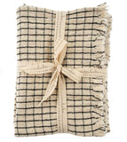 Stripes and Checks Tea Towels Set of 2