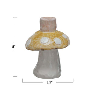 Mushroom Candle Holder