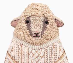 Sheep Embroidery Kit