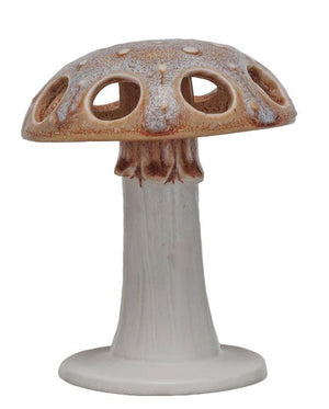 Mushroom Stoneware Toothbrush Holder