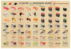 A Guide to Japanese Sushi - 1000 Pieces