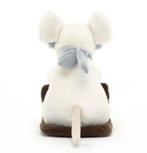 Merry Mouse Sleighing Stuffed Animal