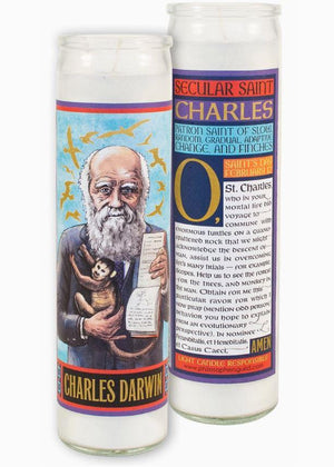 Charles Darwin Candle