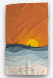 There It Goes Sunset Tea Towel