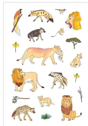 Wildlife Anatomy Sticker Book