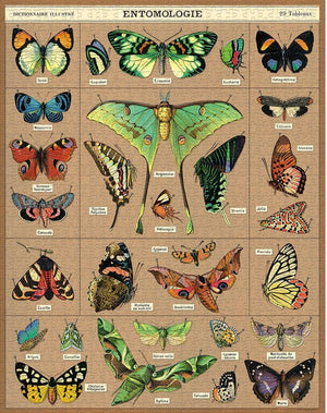 Entomology Buttterflies 1000pc Puzzle