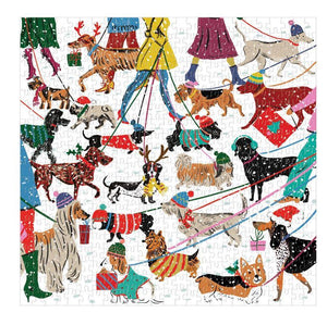 Winter Dogs 500 Piece Puzzle