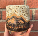 Calgary Mountain Tumbler Mug Black