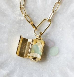 Tranquility Turquoise Stella Locket Necklace