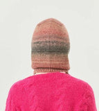 Red Gray Ombre Dome Hat