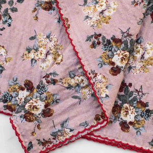 Antique Floral Cotton Scarf