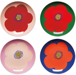 Poppy Appies Plates - Set of 4