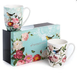 Bird Garden Mug Set of 2