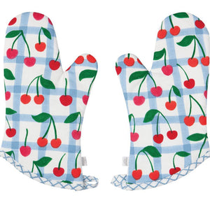 Very Cherry Oven Mitts - Set of 2