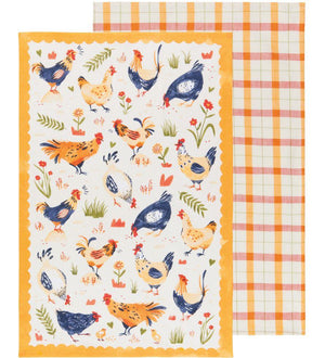 Free Range Tea Towels - Set of 2