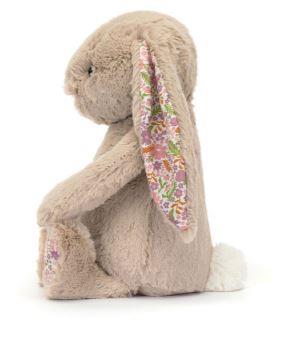 Beige Blossom Bunny Stuffed Animal