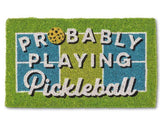 Playing Pickleball Doormat