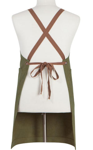 Olive Green Mason Apron