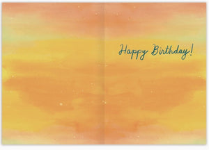 My World Is Brighter Birthday Card