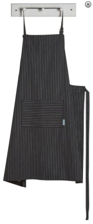 Black Pinstripe Apron