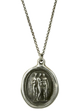 Three Graces Wax Seal Necklace