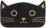 Black Cat Doormat