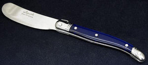 Laguiole Cheese Spreader - Cobalt Blue