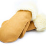 Tan Deerskin Leather Mittens