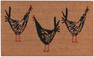 Chicken Scratch Doormat