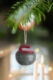 Curling Rock Ornament