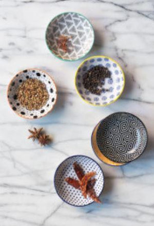 Bits & Dots Pinch Bowls - Set of 6