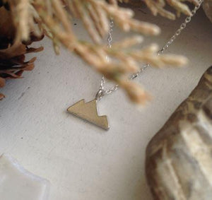 Sterling Silver Mini Mountain Necklace