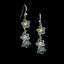 Forget Me Not Triple Flower Earrings