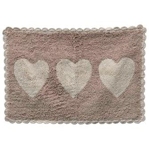 Heart Tufted Bath Mat