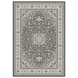 Kashan Anthracite Rug 3x5